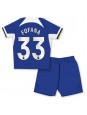 Chelsea Wesley Fofana #33 Replika Hemmakläder Barn 2023-24 Kortärmad (+ byxor)